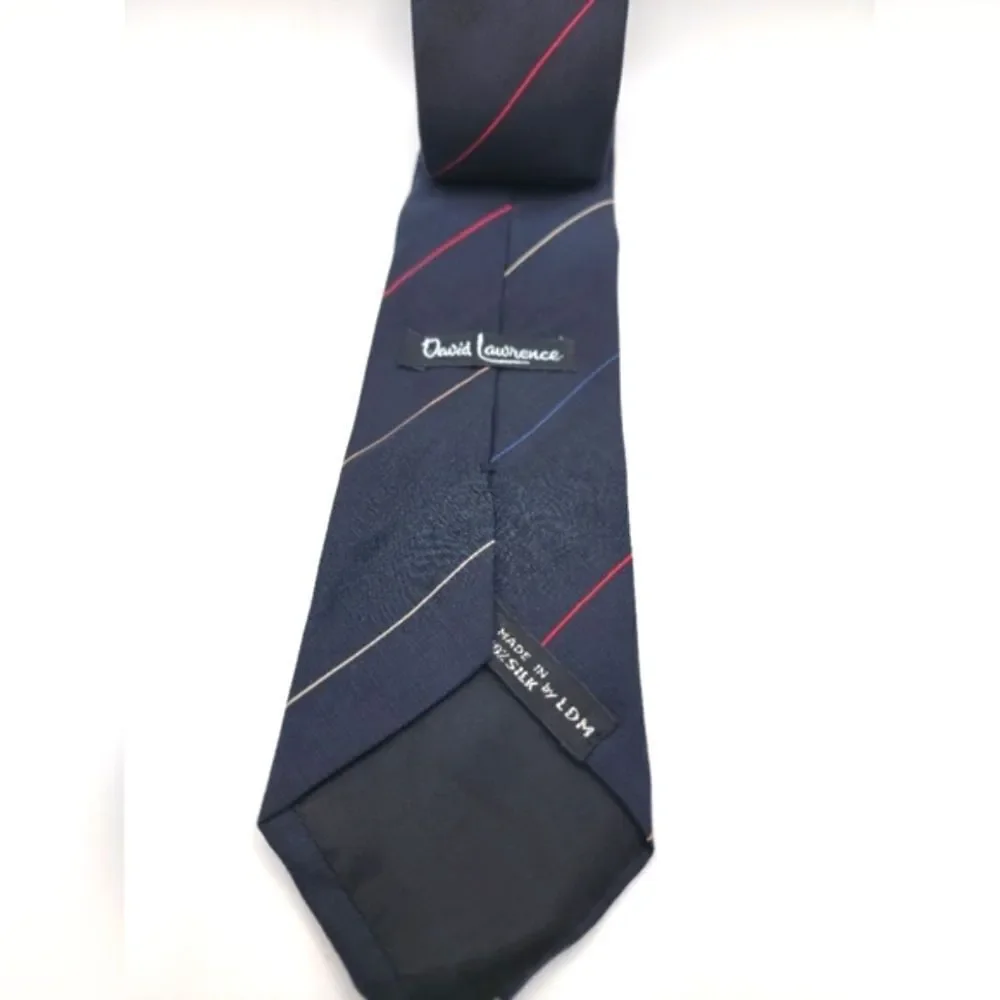David Lawrence Vintage Mens Silk Tie